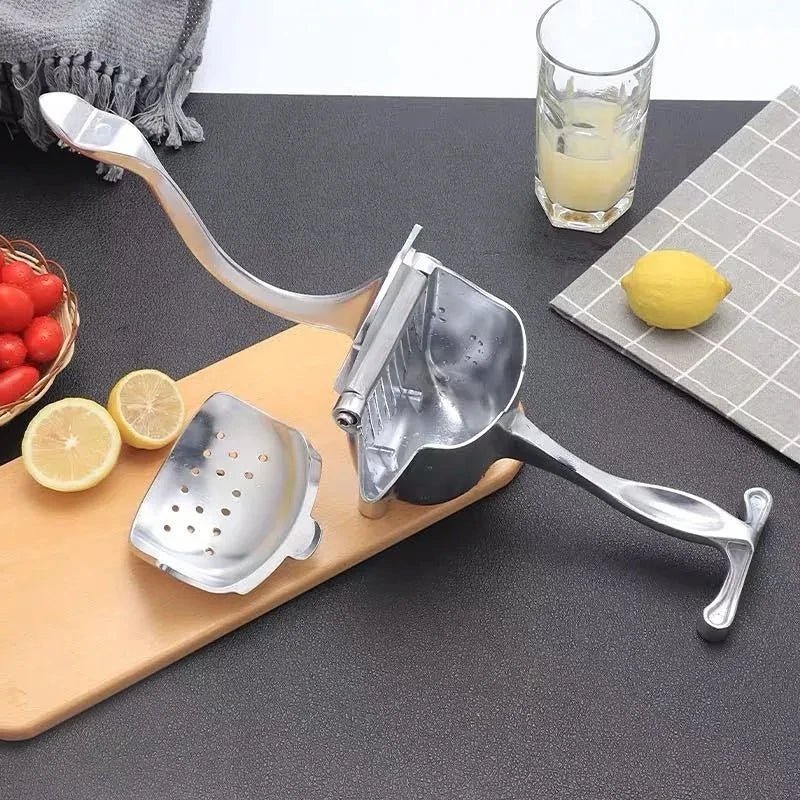 Manual Juice Squeezer Aluminum Alloy Hand Pressure Juicer