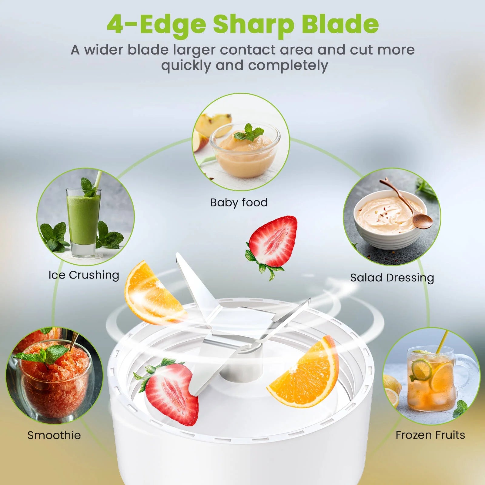 VAVSEA Personal Blender - Effortless Smoothies On-the-Go with BPA-Free Travel Cup & Lid