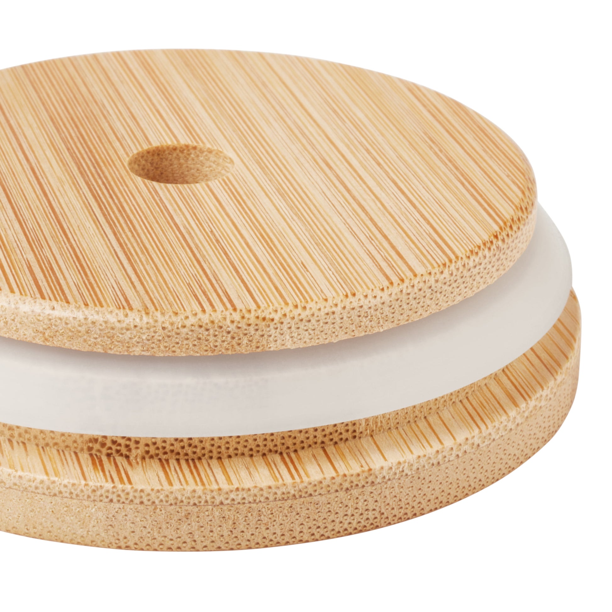 (3 Pack)  Briar Can Glass Drinkware with Lids & Straws, Set of 4