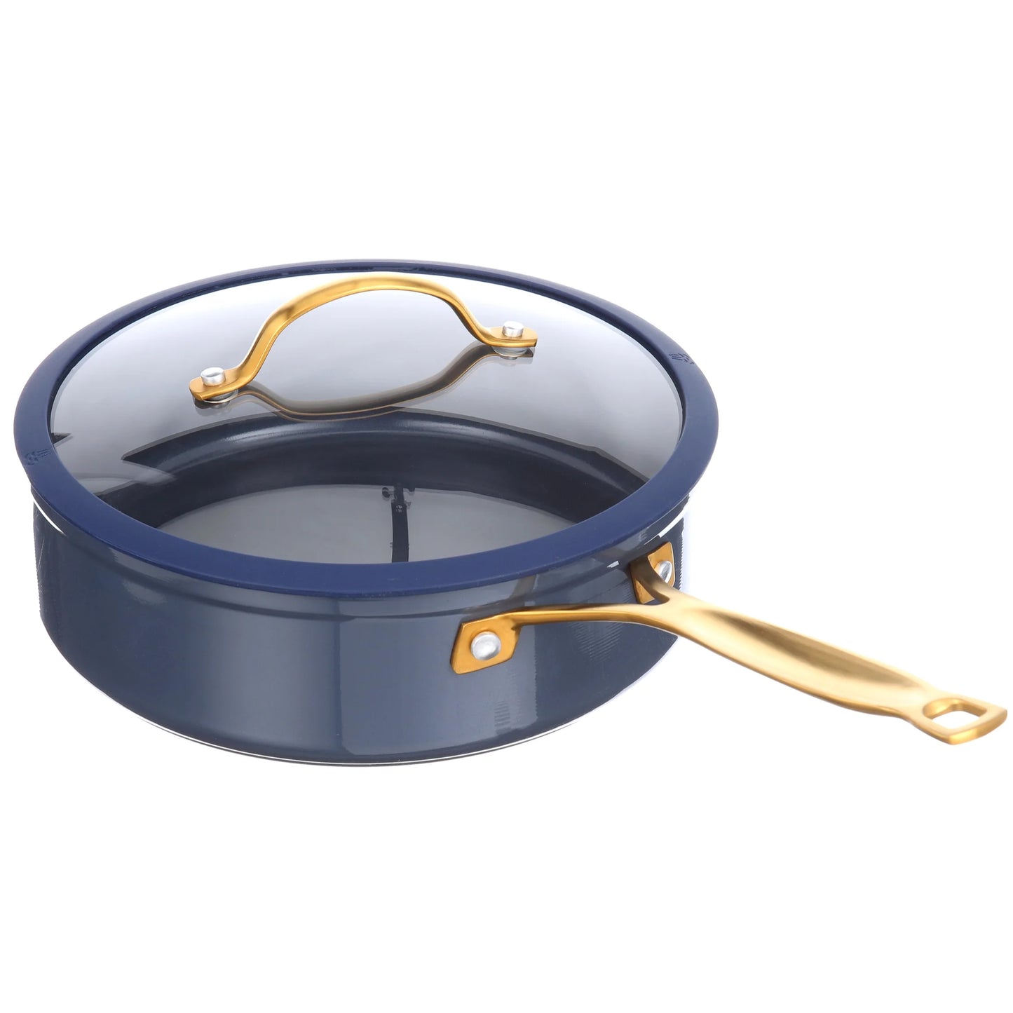 Transform Your Cooking Experience with the Thyme & Table 12-Piece Non-Stick Cookware Set in Elegant Blue