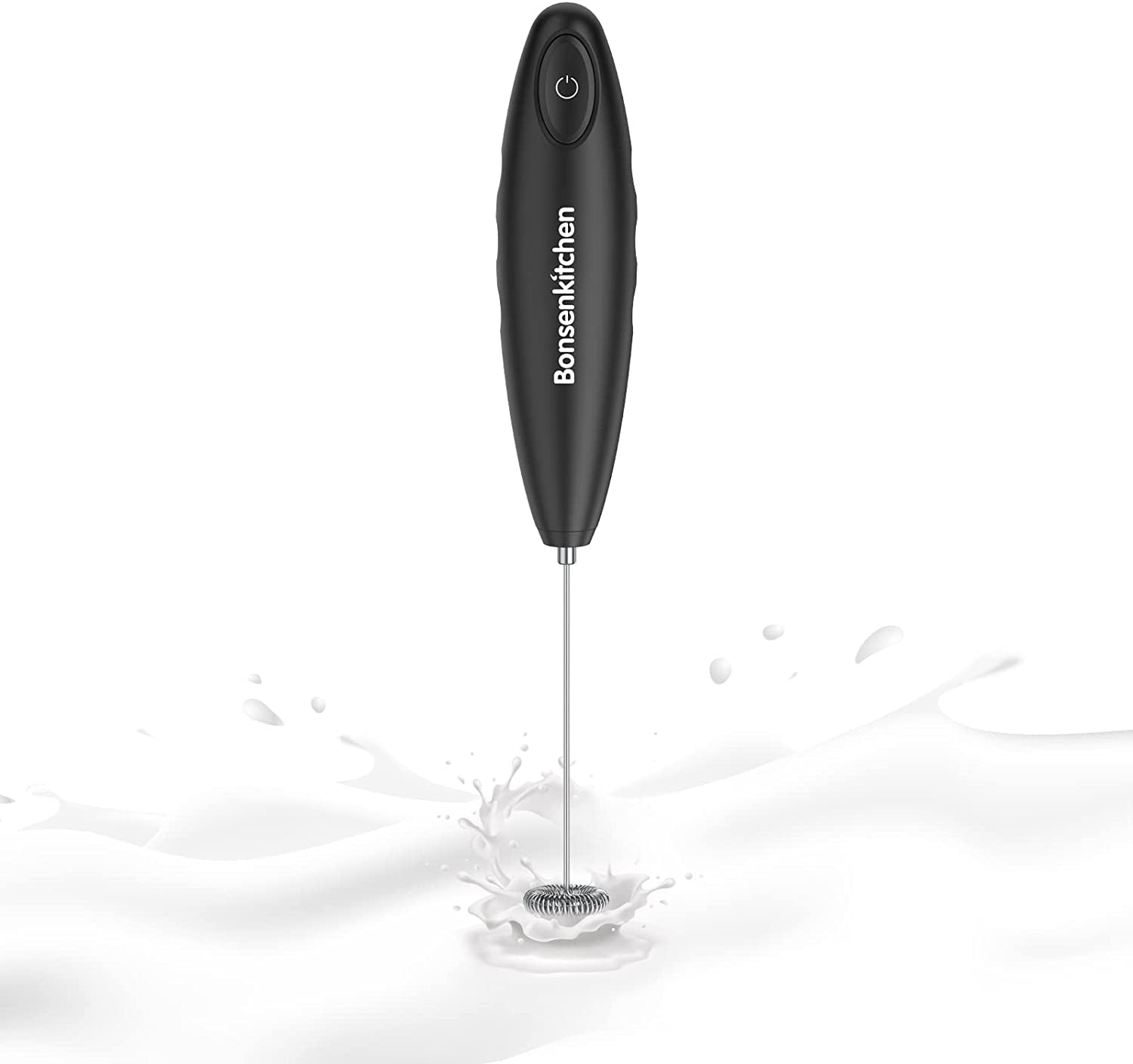 Elevate Your Coffee Experience with the Stylish Black Handheld Milk Frother - Perfect for Lattes, Matcha, and More!