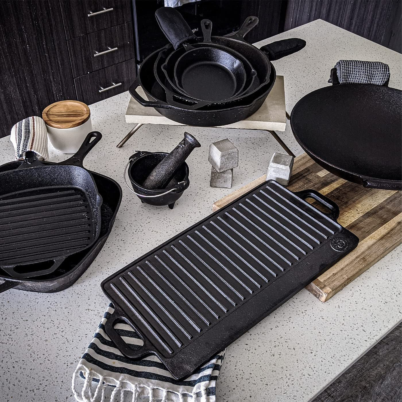 Elevate Your Cooking Experience with Our 12 Inch Pre-Seasoned Cast Iron Skillet - Perfect for All Your Culinary Adventures!