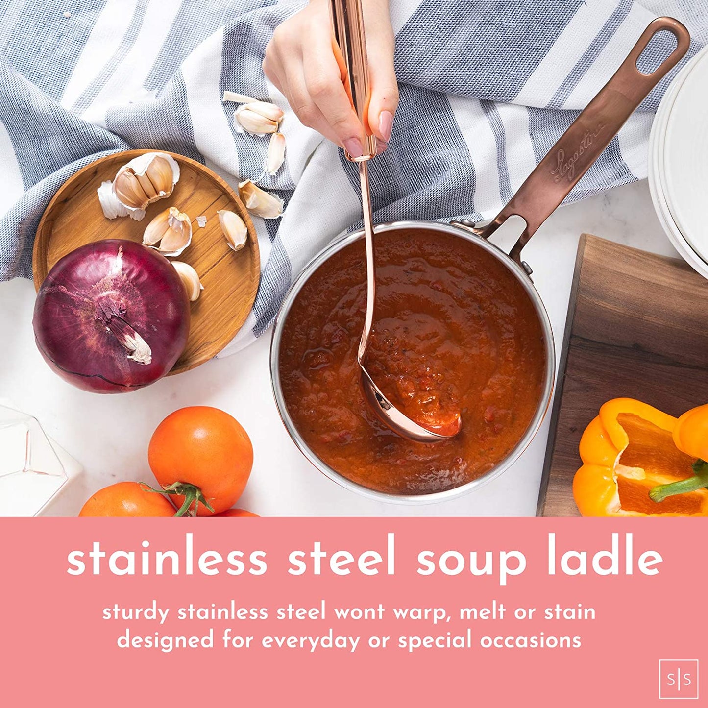 Elevate Your Cooking Experience with Our Stylish 17-Piece White Silicone and Copper Kitchen Utensils Set – Complete with Holder, Measuring Cups, and Spoons for the Modern Chef