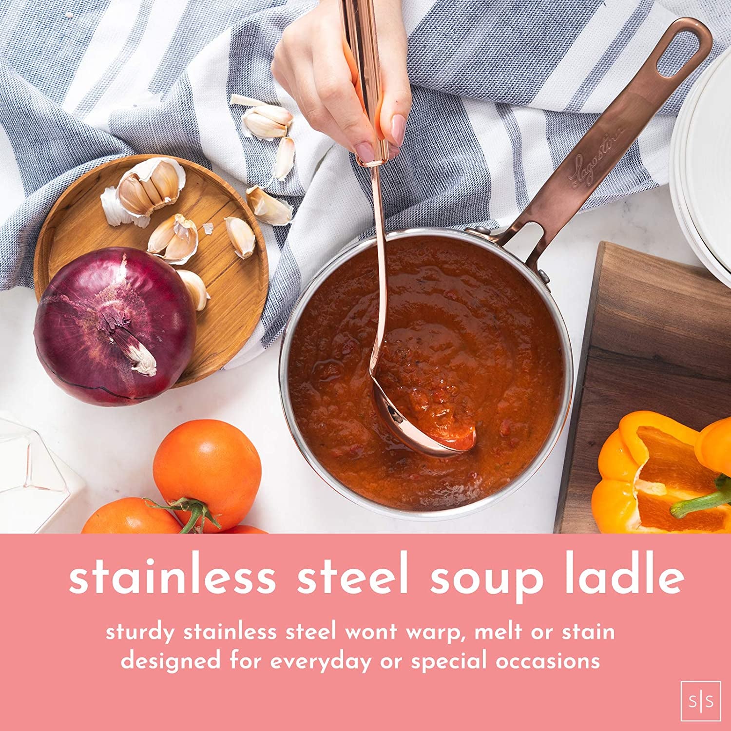 Elevate Your Cooking Experience with Our Stylish 17-Piece White Silicone and Copper Kitchen Utensils Set – Complete with Holder, Measuring Cups, and Spoons for the Modern Chef