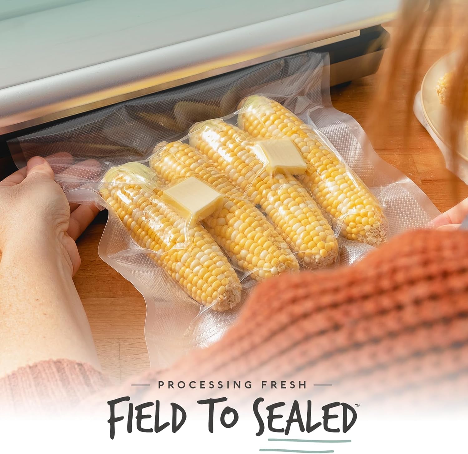 Premium Vacuum Seal Rolls - 8" x 50' Non-BPA Food Storage Bags for Freshness & Versatility - Pack of 2