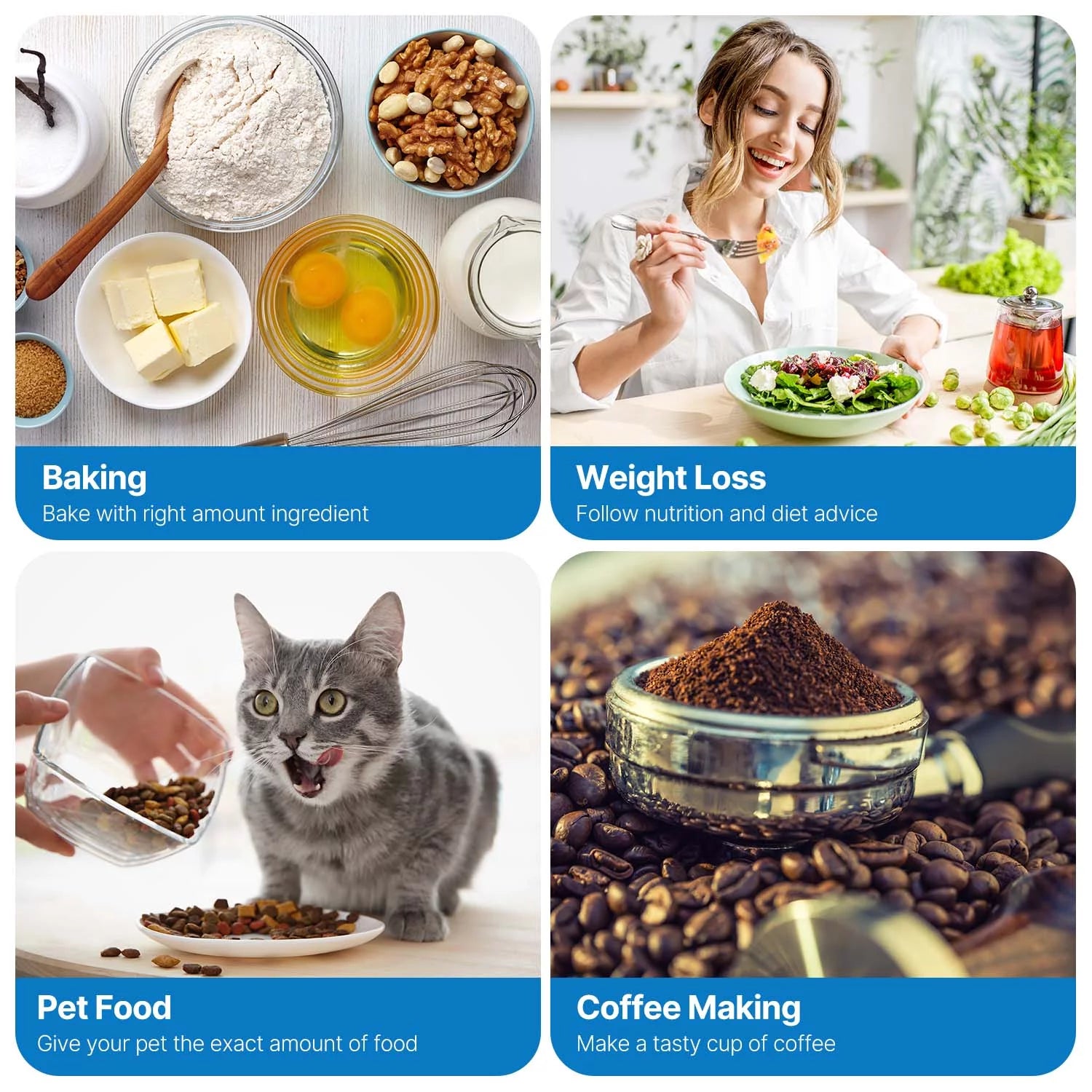 Elevate Your Cooking with the RENPHO Bluetooth Food Scale - Smart Kitchen Scale with App Integration, Sleek Glass Design, and Precision Measurements