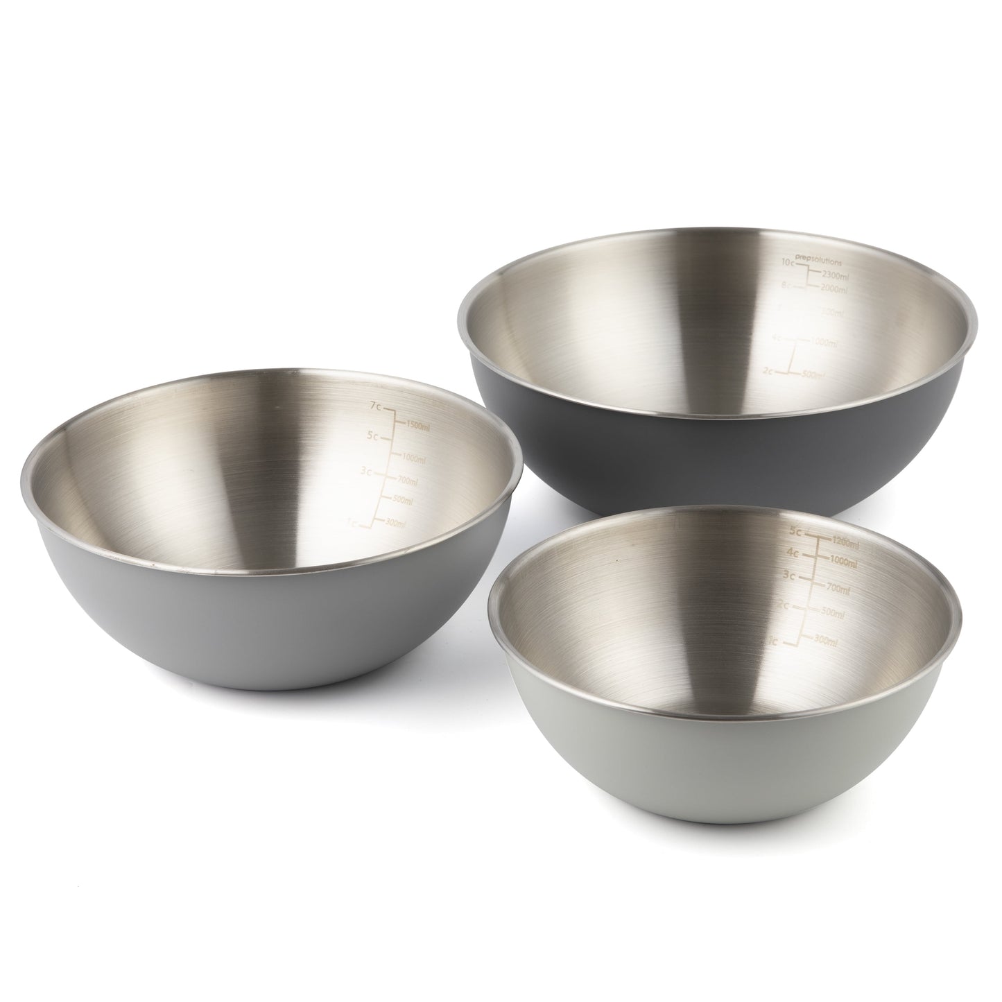 Prep Solutions Stainless Steel Mixing Bowls (3 Pieces)
