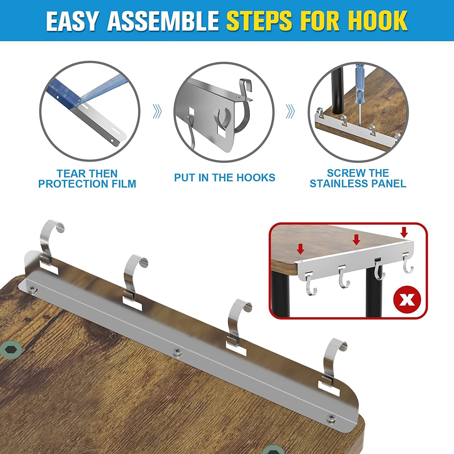 Stylish Rustic 3-Tier Corner Shelf Organizer - Perfect for Kitchen, Bathroom, and More!
