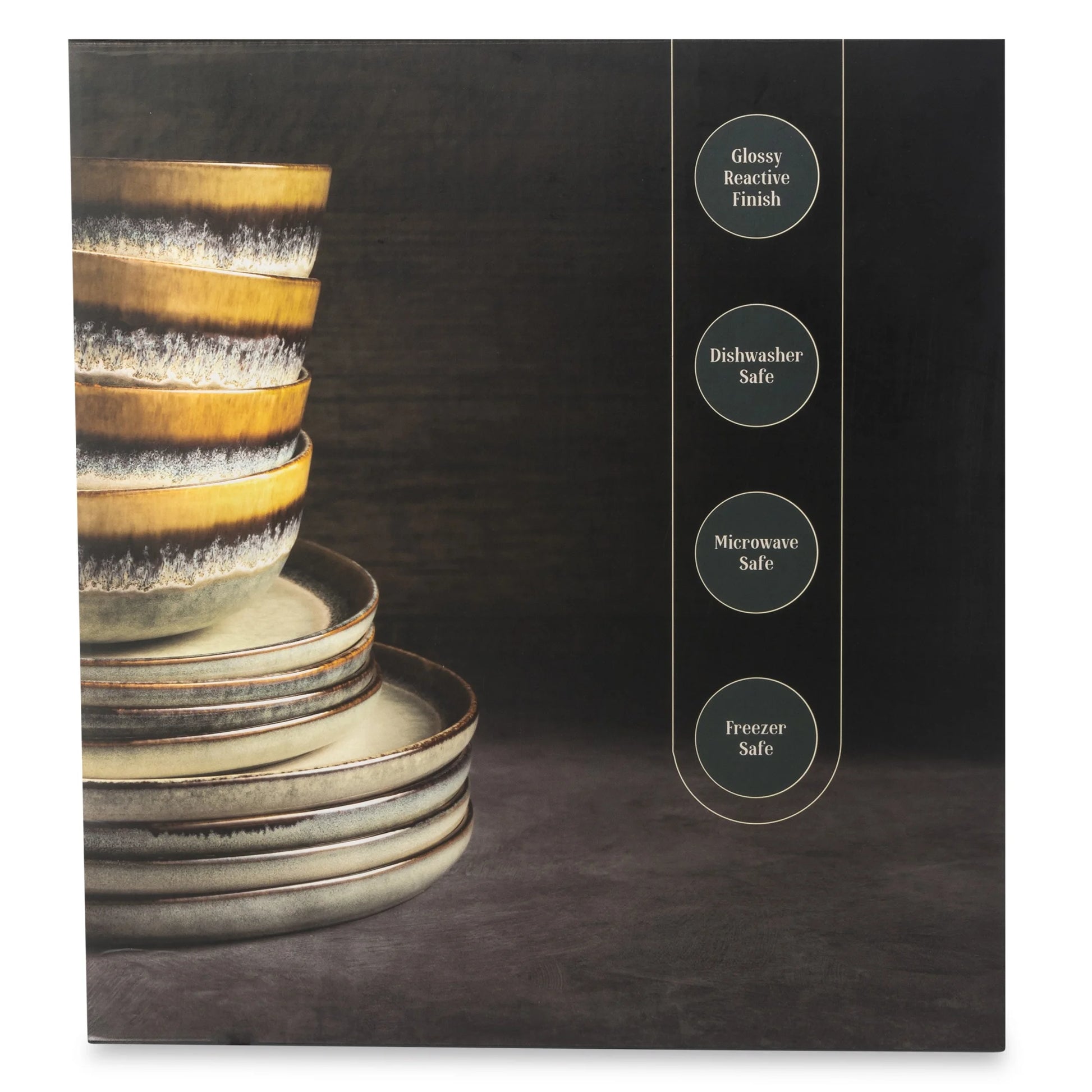 Elevate Your Dining Experience with the Wildstead 12-Piece Rustic Ceramic Dinnerware Set - Asher Collection