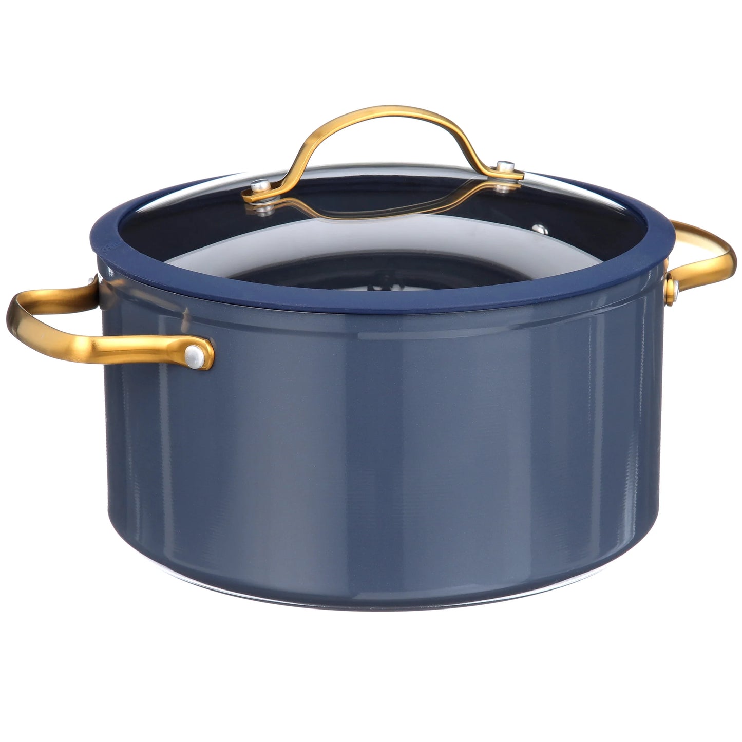 Transform Your Cooking Experience with the Thyme & Table 12-Piece Non-Stick Cookware Set in Elegant Blue