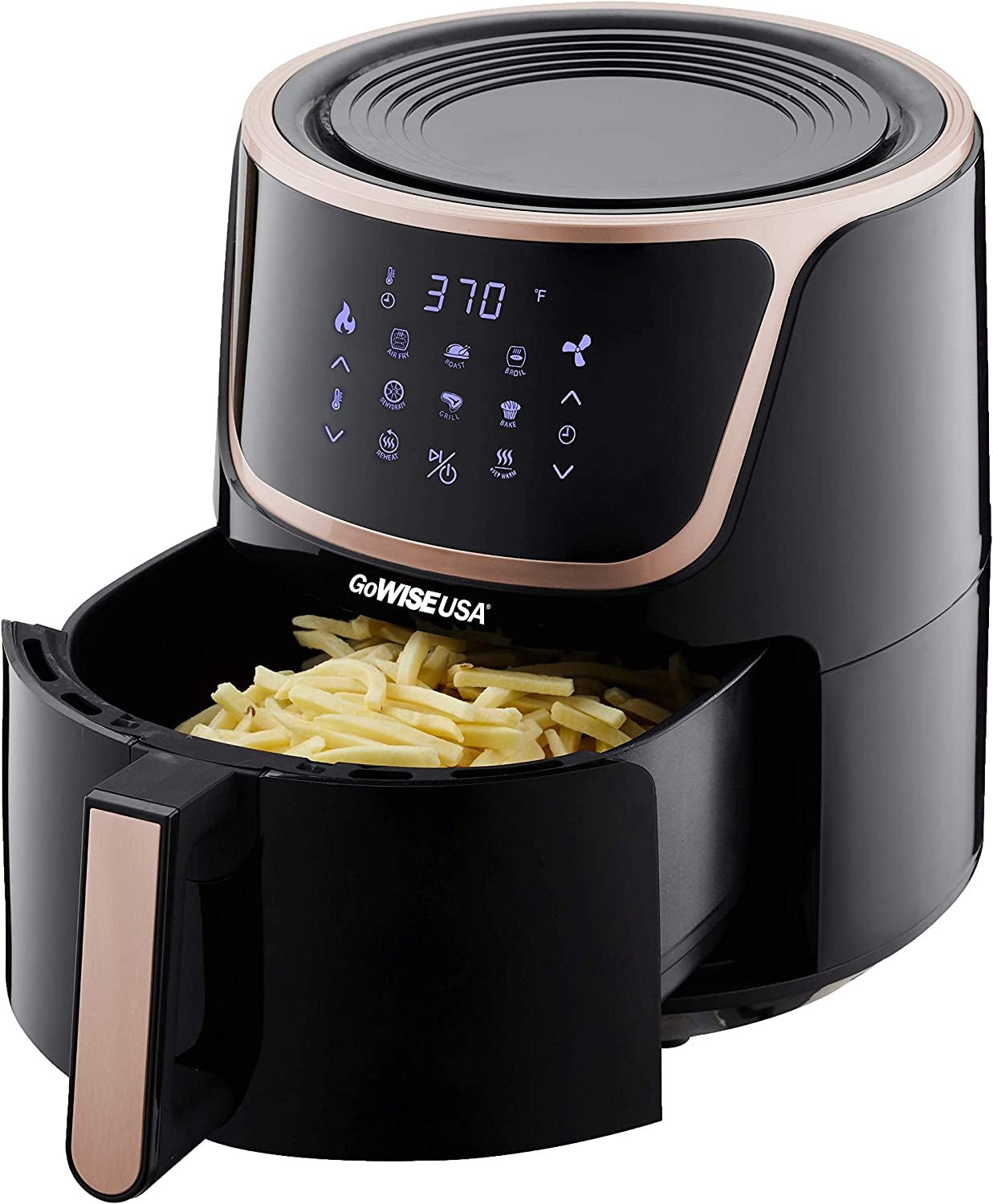 Experience Culinary Freedom with the GoWISE USA 7 - Quart Electric Air Fryer – Multifunctional Cooking Made Easy with 8 Presets and Dehydrator! - Love Notes from the Kitchen