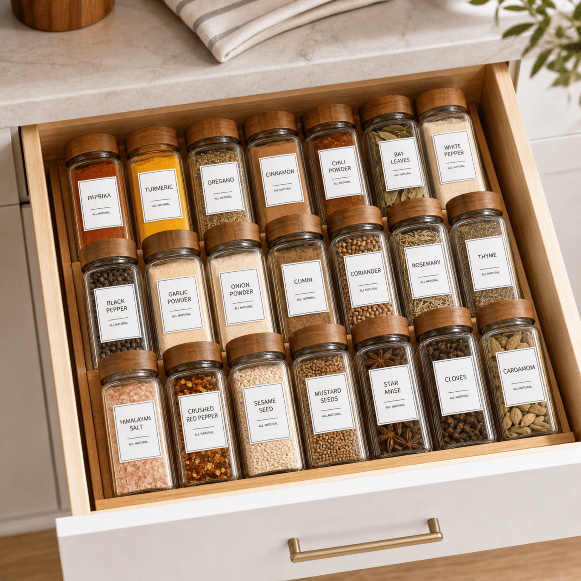 The Everyday Spice Jar Set - Love Notes from the Kitchen