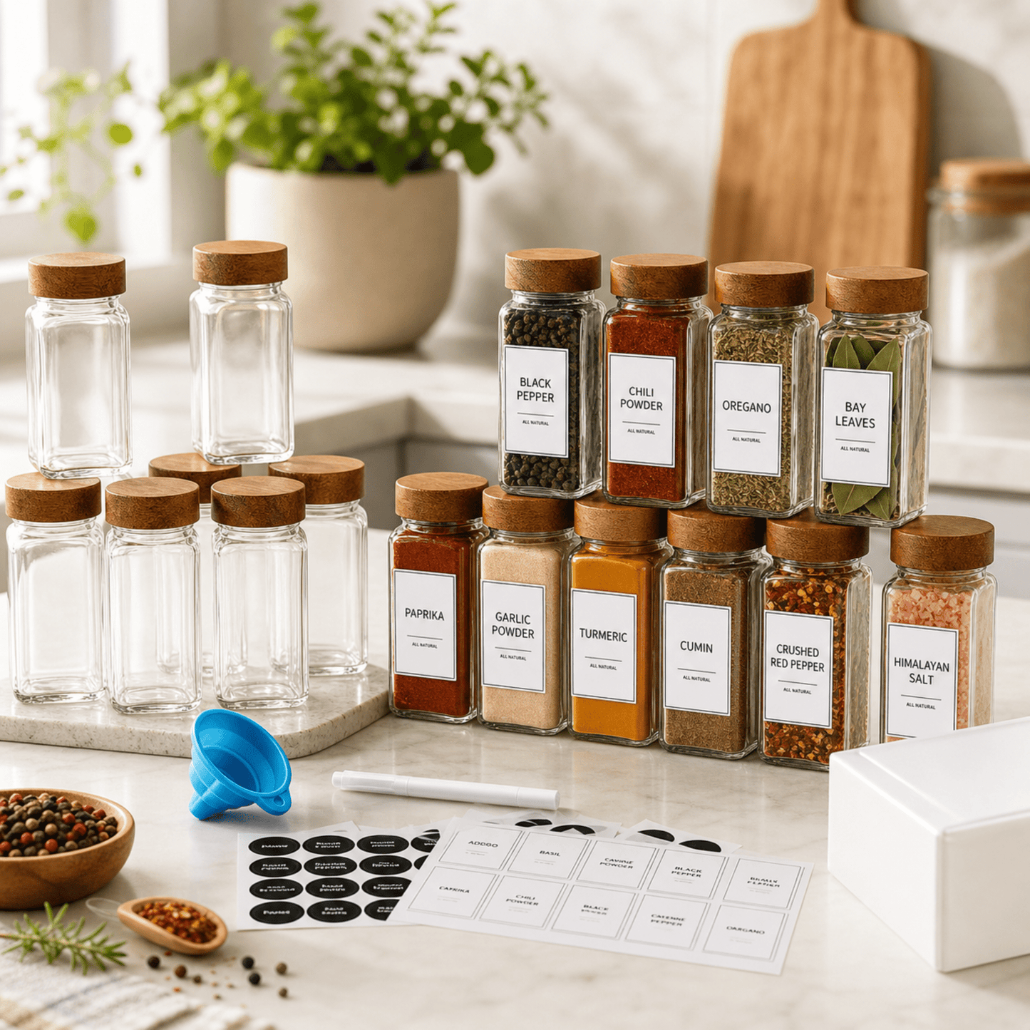 The Everyday Spice Jar Set - Love Notes from the Kitchen