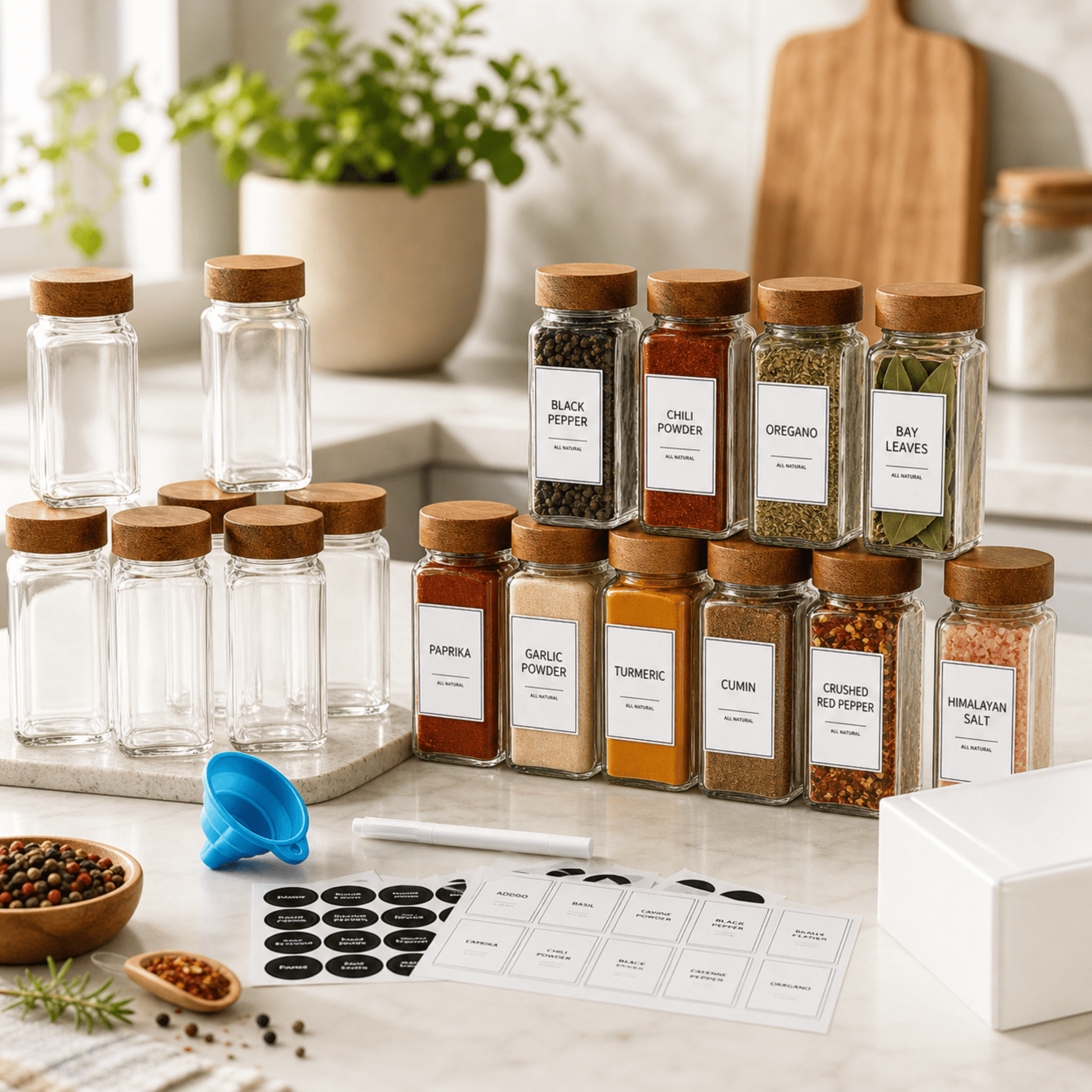 The Everyday Spice Jar Set - Love Notes from the Kitchen